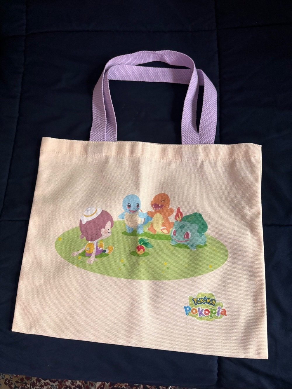 Official Pokemon Pokopia canvass tote bag. JAPAN exclusive.